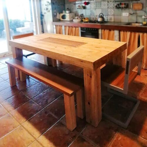 mesa madera artesanal
